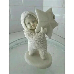 Dept. 56 Porcelain Snowbabies "I Found the Biggest Star of All" RETIRED